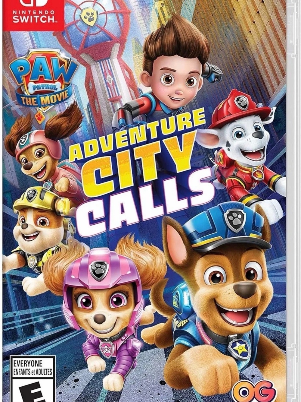 Nintendo Paw Patrol: Adventure City Calls (Blue, Pink, Red, Yellow)